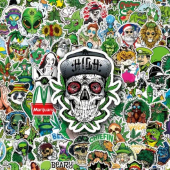 Skull evil smiley faces sticker diy bundle - Picture 3 of 8